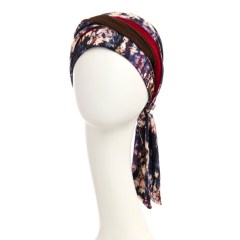 Turban Beatrice print sumrak OMC (1)